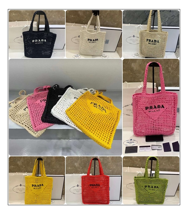 프라다 네트백 tote bag