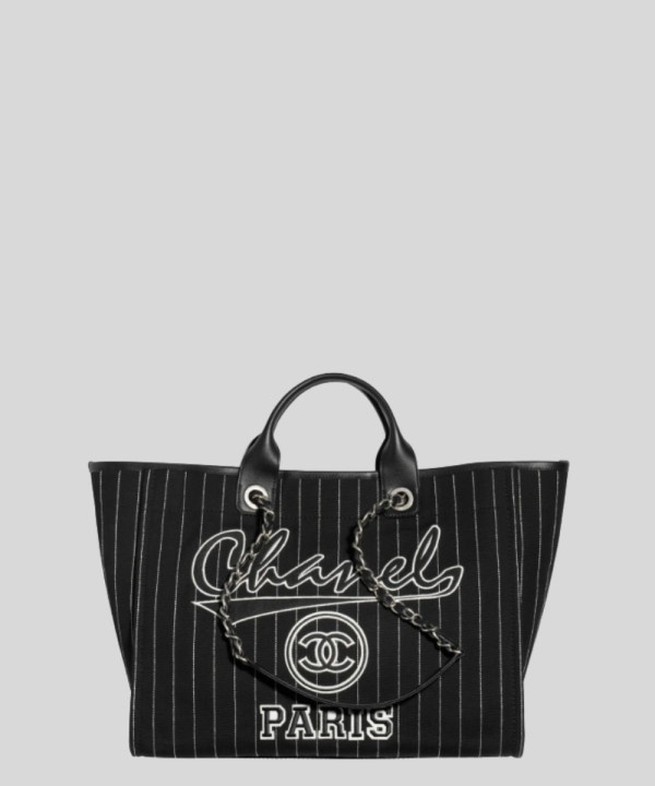 [CHANEL-샤넬] 23P 스트라이프 도빌백 라지 A66941