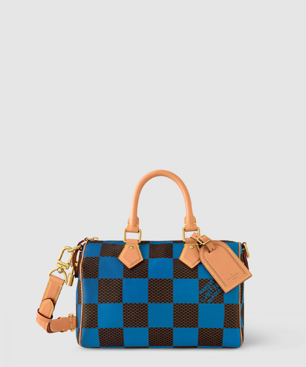 [LOUIS VUITTON-루이비통] 스피디 25 반둘리에 다미에 팝 N40585