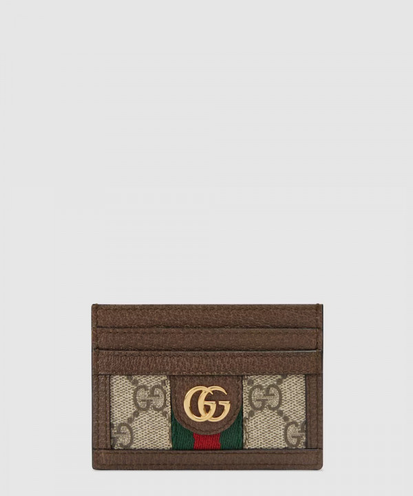 [GUCCI-구찌]  GG 카드 케이스 지갑  ‎523159