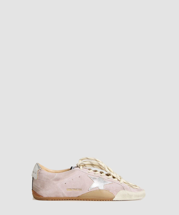 [Golden Goose-골든구스] 골드 포일드 레더 스타와 베이지 스웨이드 F007383