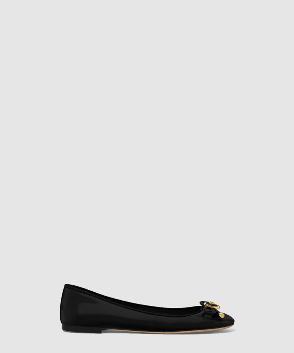 [VERSACE-베르사체] Opera Bow 페이턴트 발레리나 슈즈 1017834